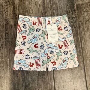 NWT rodeo cowboy swimsuit trunks